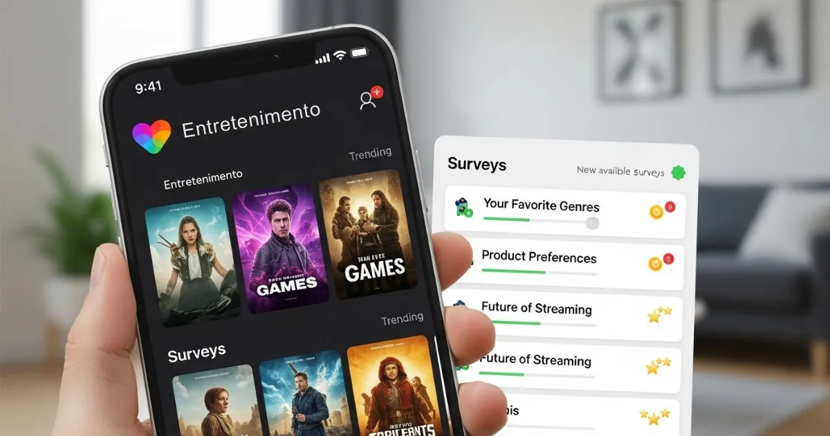 Aplicativos para Entretenimento e Participação em Pesquisas no Brasil